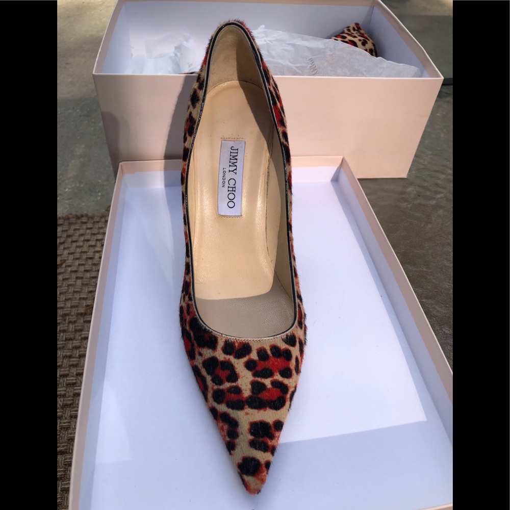 Jimmy Choo Leopard Pony Print